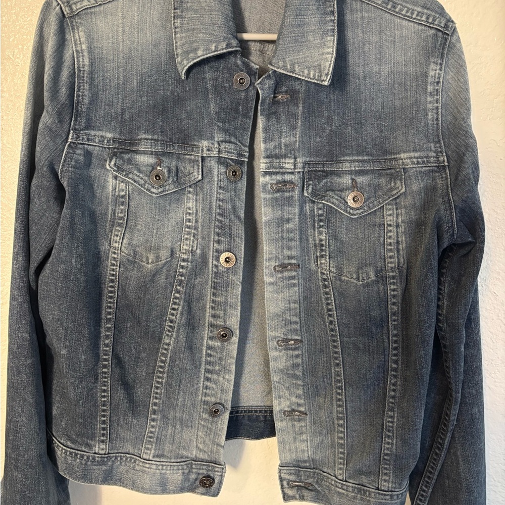 AG Adriano Goldschmied Denim Jacket women Medium stretchy